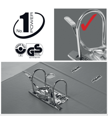 Pákový pořadač Esselte No.1 - A4, šíře hřbetu 5 cm, světle zelený/mátový