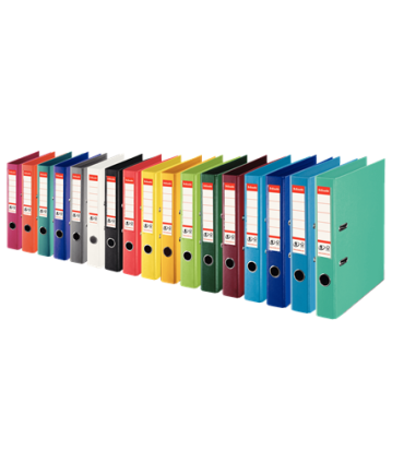 Pákový pořadač Esselte No.1 - A4, šíře hřbetu 5 cm, světle zelený/mátový