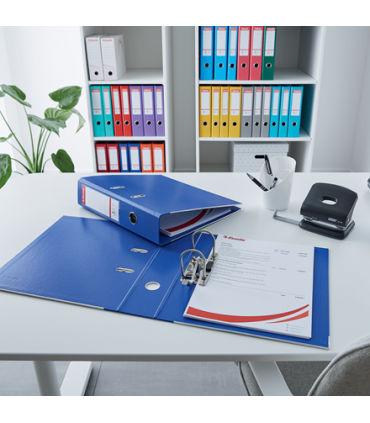 Pákový pořadač Esselte No.1 - A4, šíře hřbetu 5 cm, světle zelený/mátový