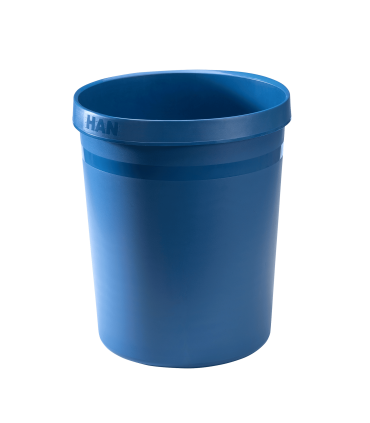Odpadkový koš HAN - plastový, 18 l, modrý