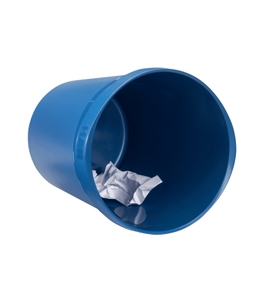 Odpadkový koš HAN - plastový, 18 l, modrý