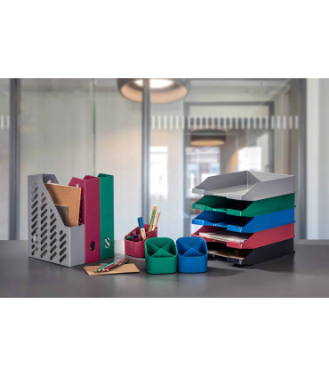 Odpadkový koš HAN - plastový, 18 l, modrý