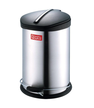 Odpadkový koš Toro nášlapný, nerez, 20 l