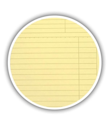 Zápisník Oxford Int., A4+, linkovaný, žlutý