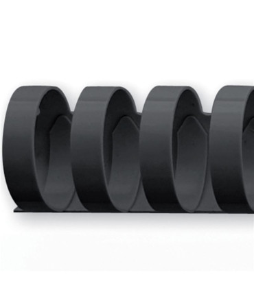 Hřbety plastové GBC 25 mm, černé, 50 ks