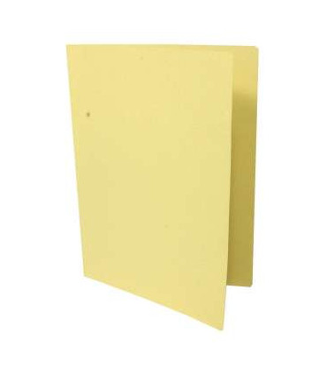 Papírové desky bez chlopní HIT Office - A4, žluté, 20 ks