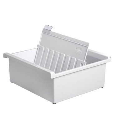 Kartotéka HAN A5 - 228 x 96 x 235 mm, na šířku, šedá