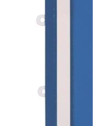 Závěsný plastový rychlovazač Durable - A4, modrý, 1 ks