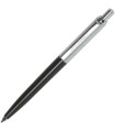 Kuličkové pero Q-Connect - kov/plast, stříbrné, modrá náplň, 0,7 mm