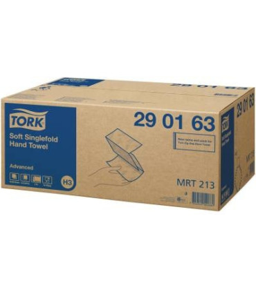 Skládané papírové ručníky Tork - H3, bílé, 2vrstvé, 250 ks