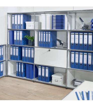 Pákový pořadač Leitz 180° MAXI - A4+, šíře hřbetu 8 cm, modrý