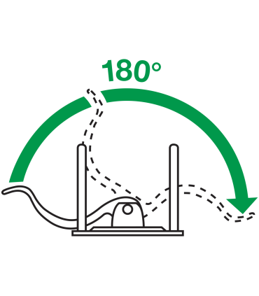 Pákový pořadač Leitz 180° MAXI - A4+, šíře hřbetu 8 cm, bílý
