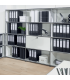 Pákový pořadač Leitz 180° MAXI - A4+, šíře hřbetu 8 cm, červený