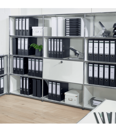 Pákový pořadač Leitz 180° MAXI - A4+, šíře hřbetu 8 cm, červený