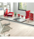 Pákový pořadač Leitz 180° MAXI - A4+, šíře hřbetu 8 cm, červený