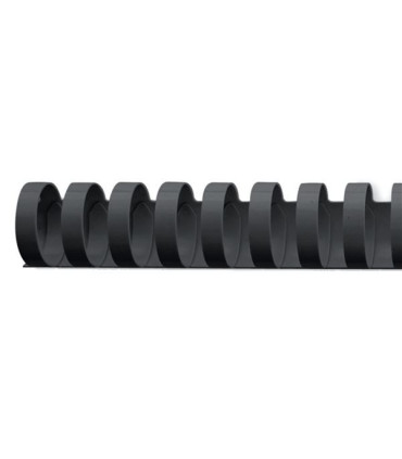 Vázací hřbety GBC 19 mm, černé, 100 ks, kapacita 160 listů