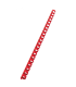 Hřbety plastové GBC 12 mm, červené, 100 ks