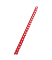 Hřbety plastové GBC 12 mm, červené, 100 ks