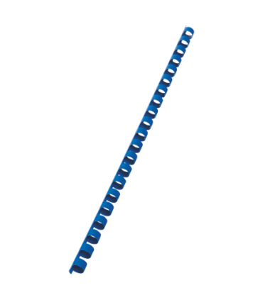 Hřbety plastové GBC 8 mm, modré, 100 ks