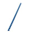 Hřbety plastové GBC 8 mm, modré, 100 ks