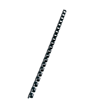 Plastové hřbety Q-Connect, 6 mm, černé, 100 ks