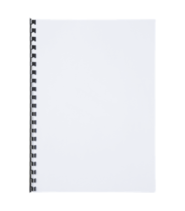 Plastové hřbety Q-Connect, 6 mm, černé, 100 ks