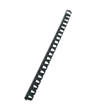 Hřbety plastové GBC 16 mm, černé, 100 ks