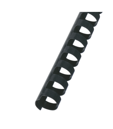 Hřbety plastové GBC 16 mm, černé, 100 ks, kapacita 120 listů