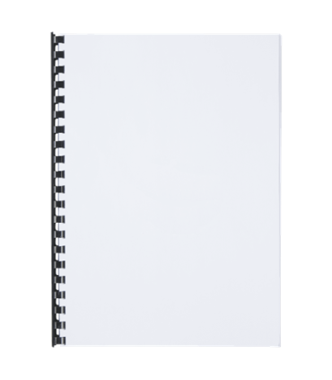 Plastové hřbety Q-Connect, 12 mm, černé, 100 ks, kapacita 100 listů