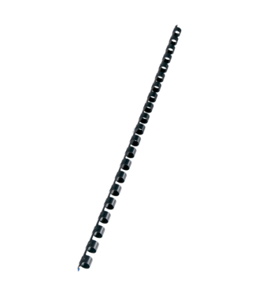 Plastové hřbety Q-Connect - 8 mm, černé, 100 ks