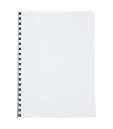 Plastové hřbety Q-Connect - 8 mm, černé, 100 ks