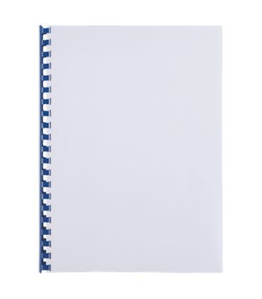 Hřbety plastové GBC 16 mm, modré, 100 ks