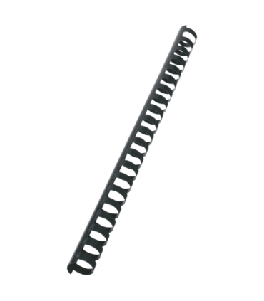 Vázací hřbety GBC 19 mm, černé, 100 ks, kapacita 160 listů