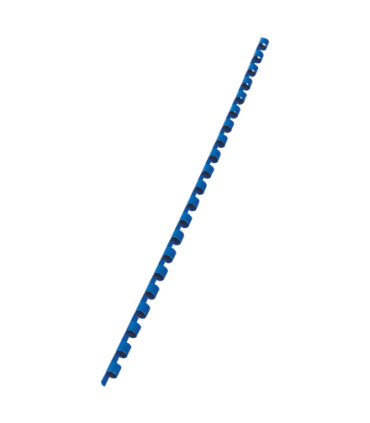 Hřbety plastové GBC 6 mm, modré, 100 ks