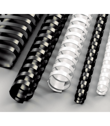 Hřbety plastové GBC 6 mm, modré, 100 ks