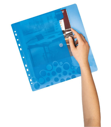 Euroobaly na suchý zip Leitz WOW - A4, 200 mic, mix barev, 6 ks