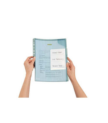 Třídicí euroobaly Leitz CombiFile - A4, 200 mic, modré, 3 ks, obaly na smlouvy