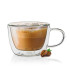 Skleněný hrnek na cappuccino - 300 ml, dvojité sklo