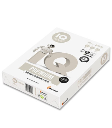 Kancelářský papír IQ Trio Premium A5 - 80 g/m2, 500 listů, pro zachování barev