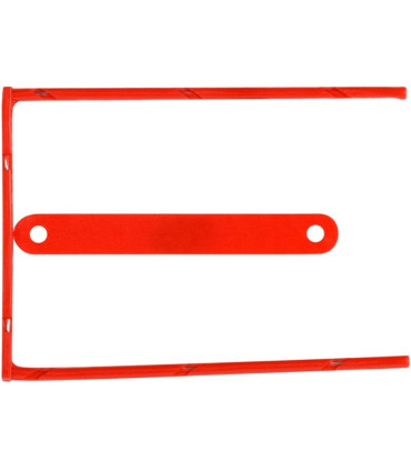 Archivační spony Q-Connect - D-klip, červené, 100 ks