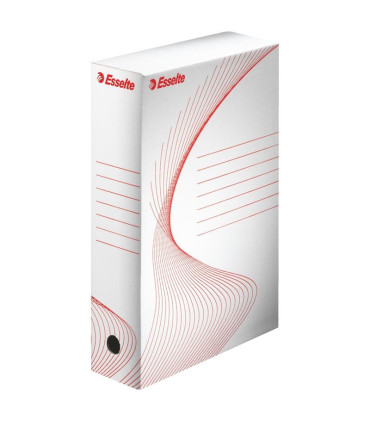 Archivační krabice Standard Esselte - bílá, 8 x 24,5 x 34,5 cm