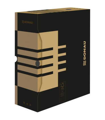 Archivační krabice Donau - A4, 12 cm, hnědá, 1ks