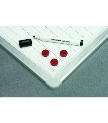 Rastrová magnetická tabule lakovaná 1200 x 900 - ALU23
