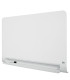 Skleněná tabule Nobo s výklopnou lištou, 99x56 cm, bílá