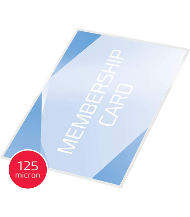 Laminovací fólie GBC - visačka, 64 x 108 mm, čiré, 100 ks