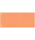 Papírové rozlišovače PAPPER - 1/3 A4, oranžové, 100 ks