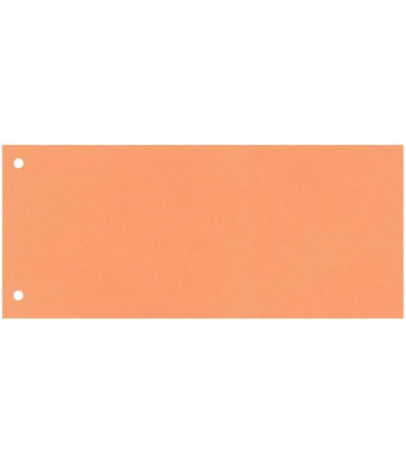 Papírové rozlišovače PAPPER - 1/3 A4, oranžové, 100 ks