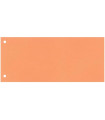 Papírové rozlišovače PAPPER - 1/3 A4, oranžové, 100 ks