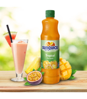 Sirup Sunquick Tropical, koncentrovaný 50%, 580 ml