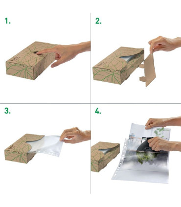 Euroobaly U Leitz RECYCLE At Hand v krabici - A4, matné, 70 mic, 40 ks